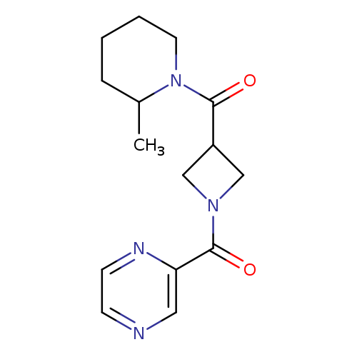 2-[3-(2-methylpiperidine-1-carbonyl)azetidine-1-carbonyl]pyrazine