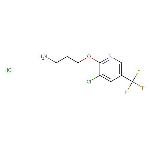 2-(3-aminopropoxy)-3-chloro-5-(trifluoromethyl)pyridine hydrochloride