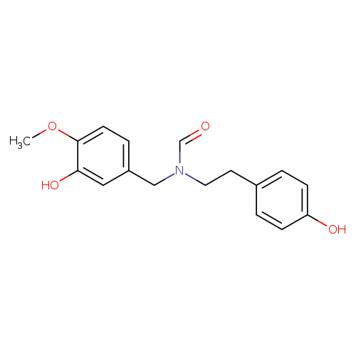 Formamide, N-[(3-hydroxy-4-methoxyphenyl)methyl]-N-[2-(4-hydroxyphenyl)ethyl]-