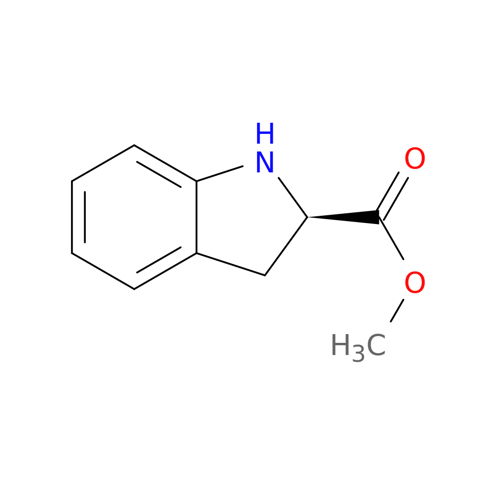 Methyl (2R)-2,3-dihydro-1H-indole-2-carboxylate