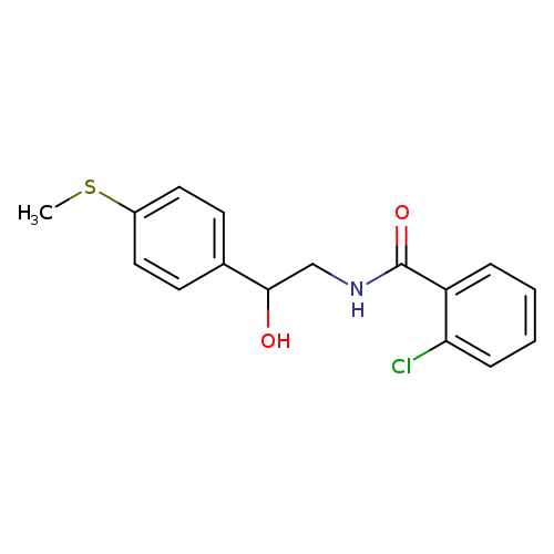 2-chloro-N-{2-hydroxy-2-[4-(methylsulfanyl)phenyl]ethyl}benzamide