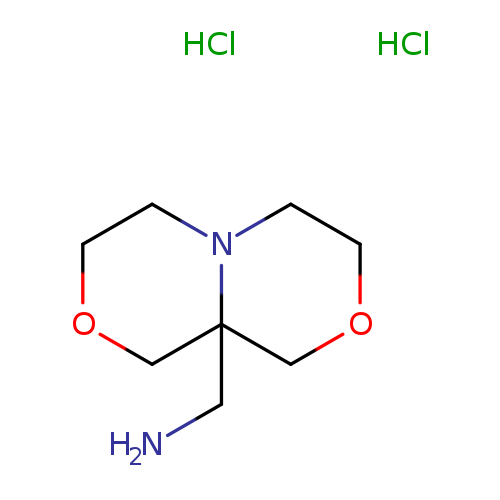 hexahydro-1h-[1,4]oxazino[3,4-c]morpholin-9a-ylmethanamine dihydrochloride