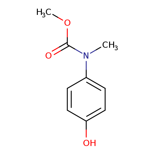 methyl N-(4-hydroxyphenyl)-N-methylcarbamate