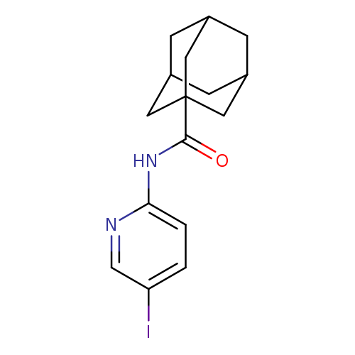 N-(5-iodo-2-pyridinyl)-1-adamantanecarboxamide
