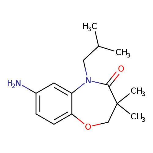 7-AMINO-5-ISOBUTYL-3,3-DIMETHYL-2,3-DIHYDRO-1,5-BENZOXAZEPIN-4(5H)-ONE