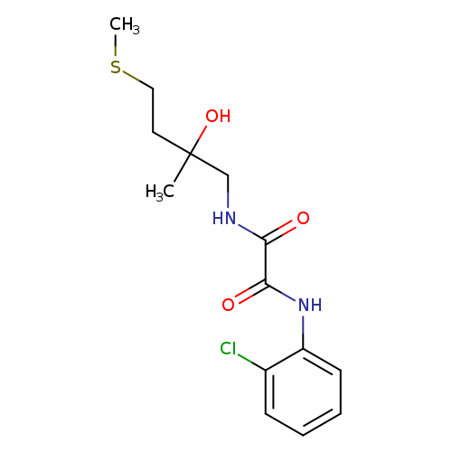 N'-(2-chlorophenyl)-N-[2-hydroxy-2-methyl-4-(methylsulfanyl)butyl]ethanediamide