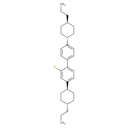 1,1'-Biphenyl, 2-fluoro-4,4'-bis(trans-4-propylcyclohexyl)-