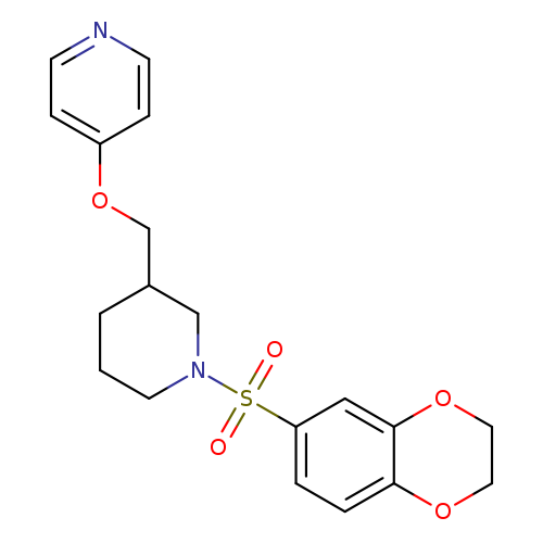 4-{[1-(2,3-dihydro-1,4-benzodioxine-6-sulfonyl)piperidin-3-yl]methoxy}pyridine