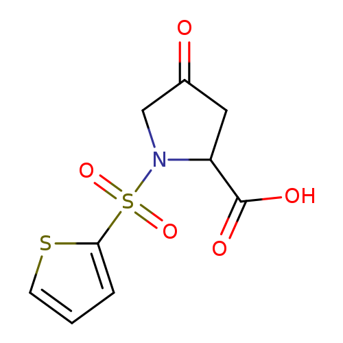 4-oxo-1-(thiophene-2-sulfonyl)pyrrolidine-2-carboxylic acid