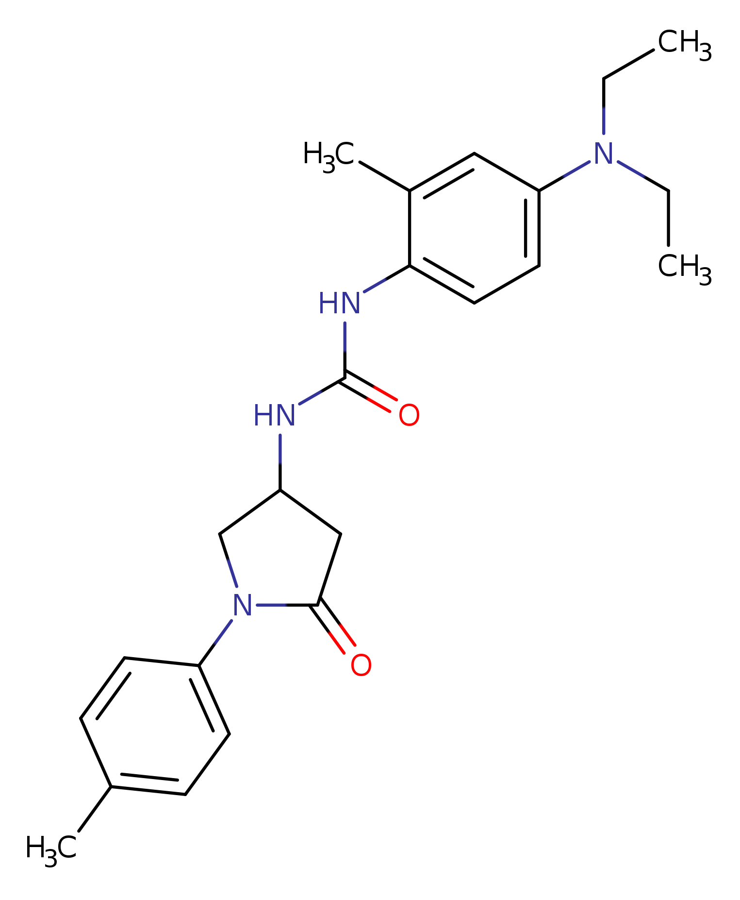 1-[4-(diethylamino)-2-methylphenyl]-3-[1-(4-methylphenyl)-5-oxopyrrolidin-3-yl]urea