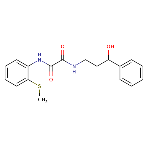 N'-(3-hydroxy-3-phenylpropyl)-N-[2-(methylsulfanyl)phenyl]ethanediamide