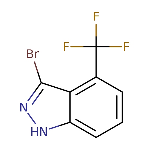 1H-Indazole, 3-bromo-4-(trifluoromethyl)-