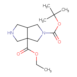 O5-tert-butyl O3a-ethyl 1,2,3,4,6,6a-hexahydropyrrolo[3,4-c]pyrrole-3a,5-dicarboxylate