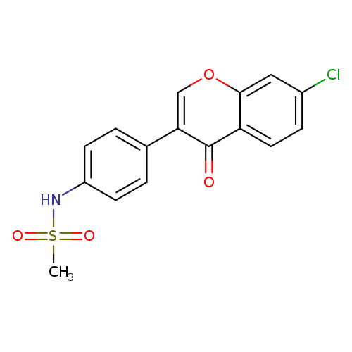 N-(4-(7-chloro-4-oxo-4H-chromen-3-yl)phenyl)methanesulfonamide