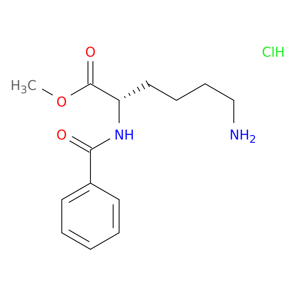 (S)-Methyl 6-amino-2-benzamidohexanoate hydrochloride