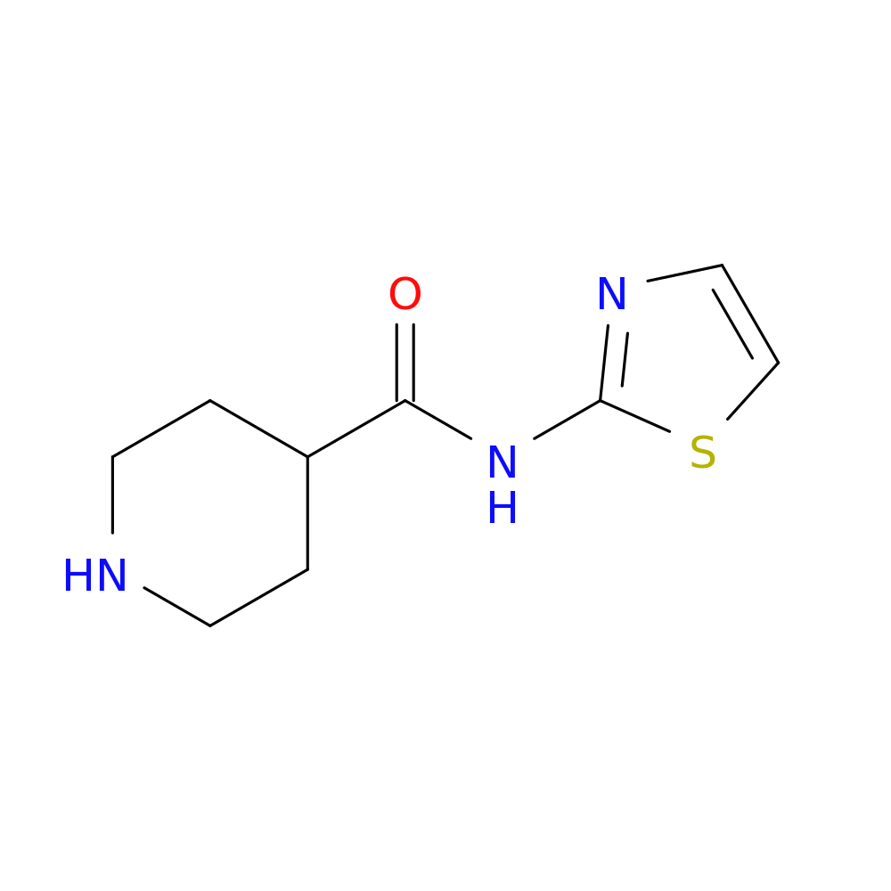 N-(1,3-thiazol-2-yl)piperidine-4-carboxamide