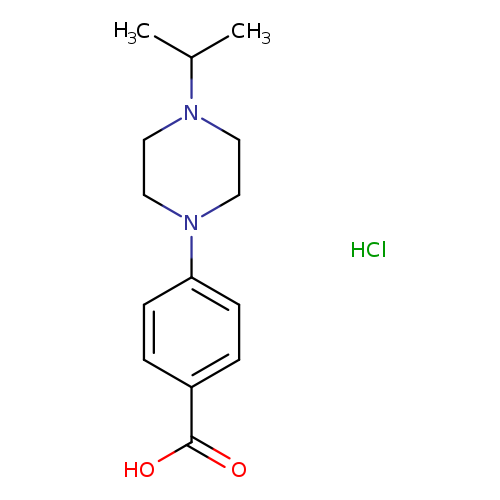 4-[4-(propan-2-yl)piperazin-1-yl]benzoic acid hydrochloride
