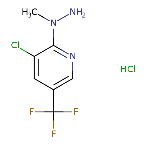 3-Chloro-2-(1-methylhydrazinyl)-5-(trifluoromethyl)pyridine hydrochloride