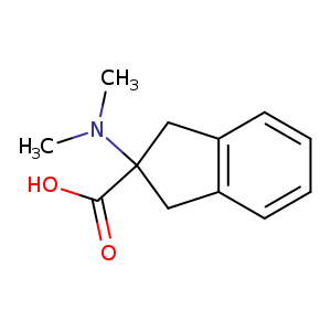 2-(dimethylamino)-2,3-dihydro-1H-indene-2-carboxylic acid