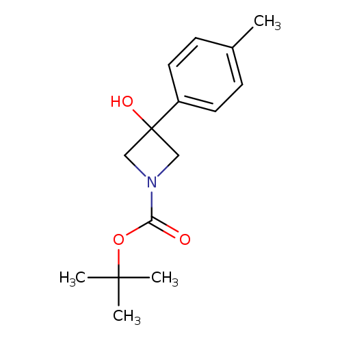 TERT-BUTYL 3-HYDROXY-3-(P-TOLYL)AZETIDINE-1-CARBOXYLATE