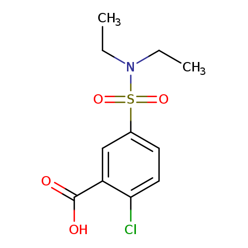 2-CHLORO-5-DIETHYLSULFAMOYL-BENZOIC ACID