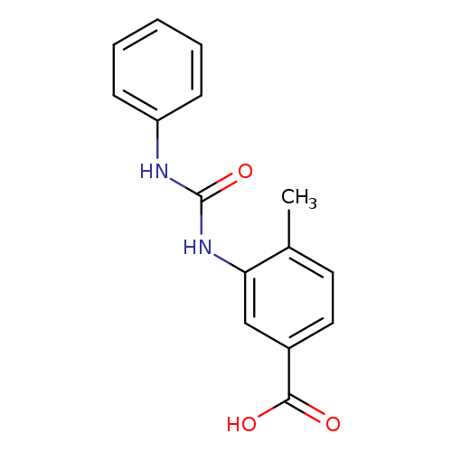 4-methyl-3-[(phenylcarbamoyl)amino]benzoic acid