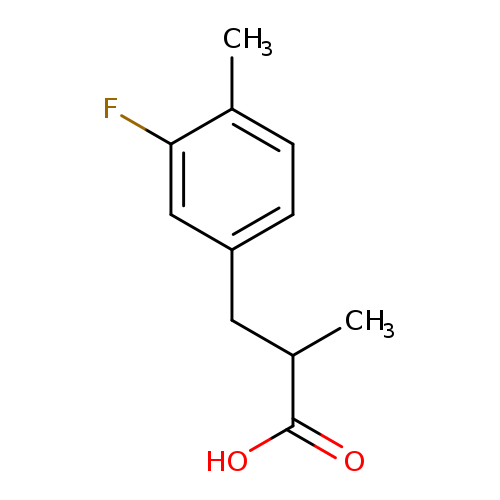 3-(3-Fluoro-4-methylphenyl)-2-methylpropanoic acid