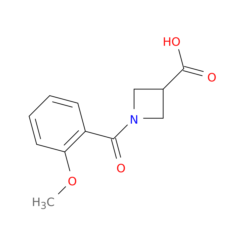 1-(2-Methoxybenzoyl)azetidine-3-carboxylic acid