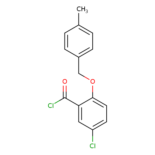 5-Chloro-2-[(4-methylbenzyl)oxy]benzoyl chloride