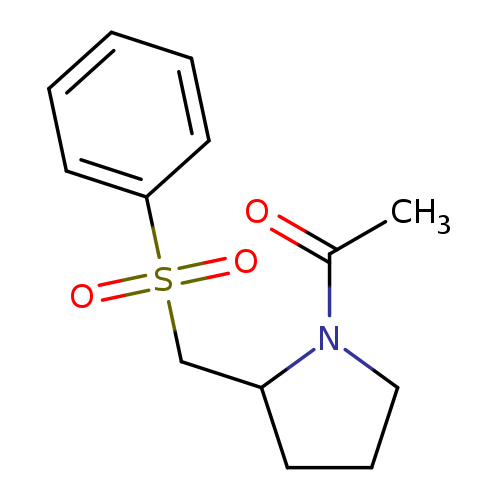 1-{2-[(benzenesulfonyl)methyl]pyrrolidin-1-yl}ethan-1-one