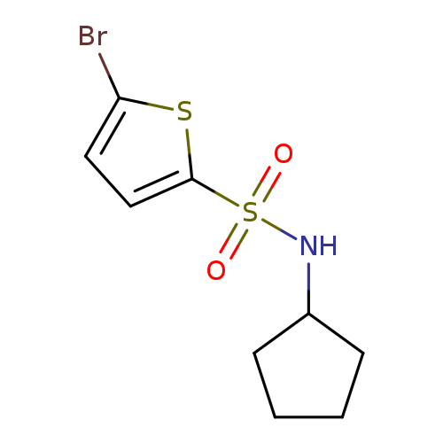 5-bromo-N-cyclopentyl-2-thiophenesulfonamide