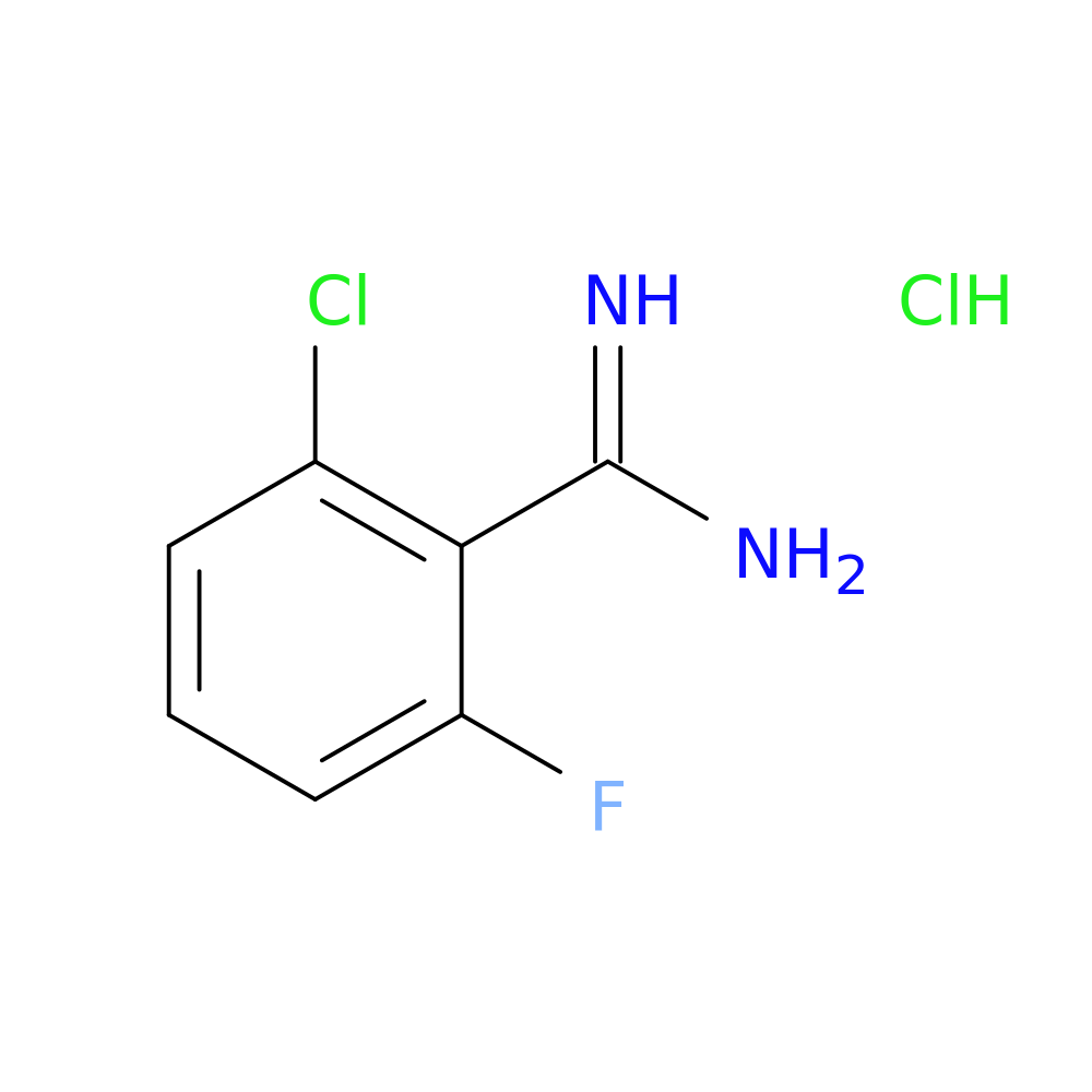 2-Chloro-6-fluoro-benzamidine HCl