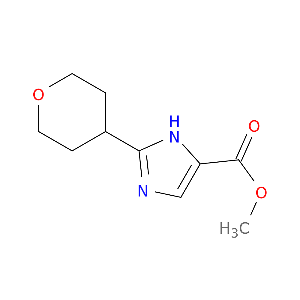 Methyl 2-(tetrahydro-2H-pyran-4-yl)-1H-imidazole-5-carboxylate