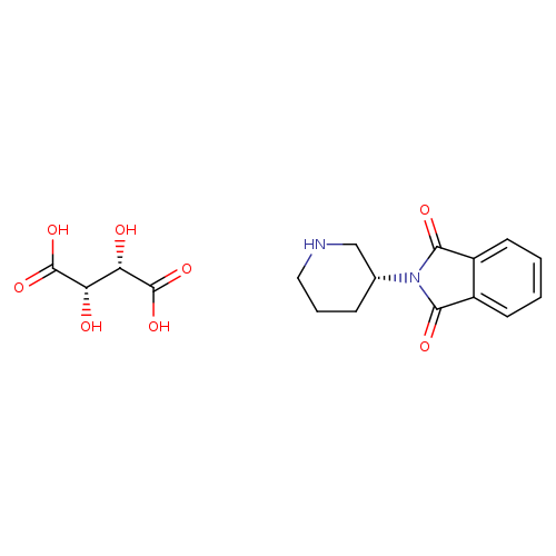 3-(R)-Piperidinyl PhthaliMide D-(-)-tartaric acid
