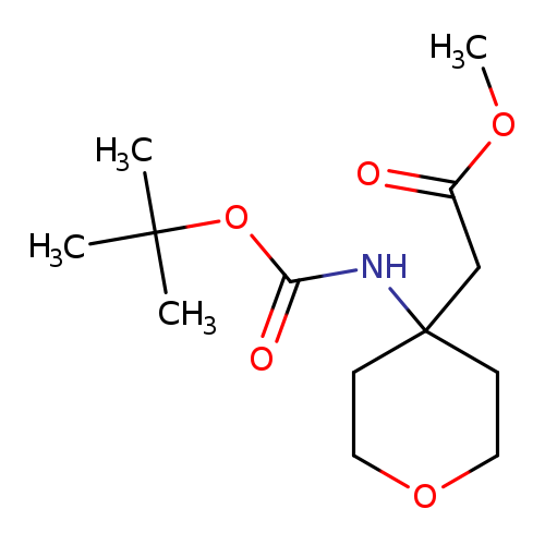 Methyl 2-[4-(Boc-amino)tetrahydropyran-4-yl]acetate