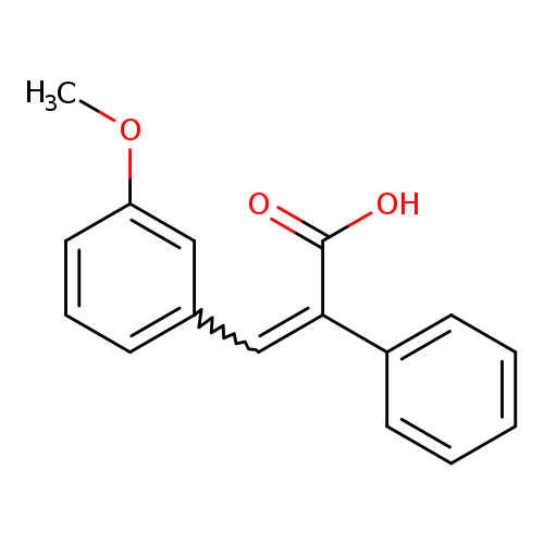 3-(3-methoxyphenyl)-2-phenylprop-2-enoic acid