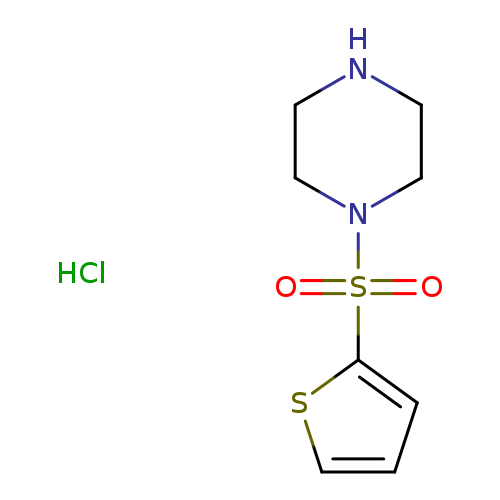 1-(thiophene-2-sulfonyl)piperazine hydrochloride