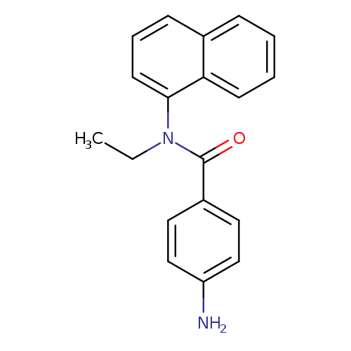 4-Amino-n-ethyl-n-1-naphthylbenzamide