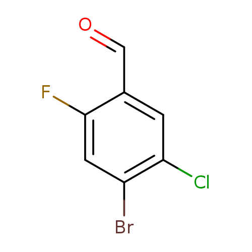 4-Bromo-5-chloro-2-fluorobenzaldehyde