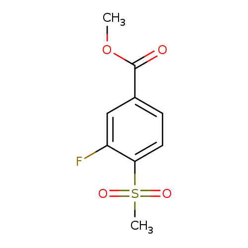 Benzoic acid, 3-fluoro-4-(methylsulfonyl)-, methyl ester
