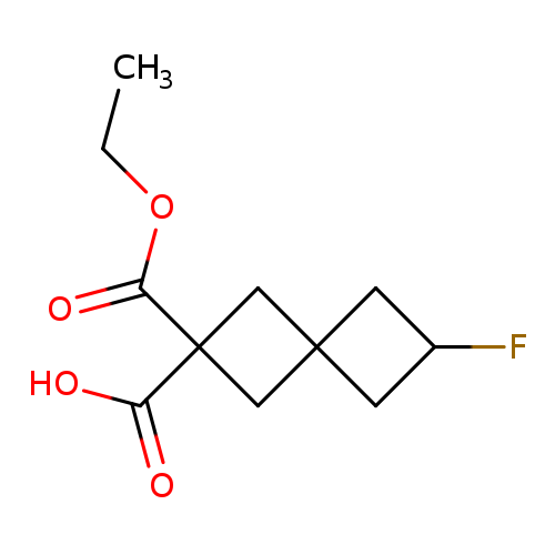 2-(ethoxycarbonyl)-6-fluorospiro[3.3]heptane-2-carboxylicacid