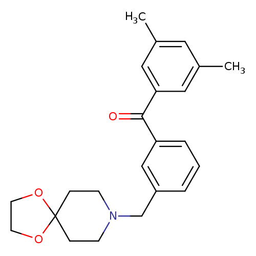 (3-(1,4-Dioxa-8-azaspiro[4.5]decan-8-ylmethyl)phenyl)(3,5-dimethylphenyl)methanone