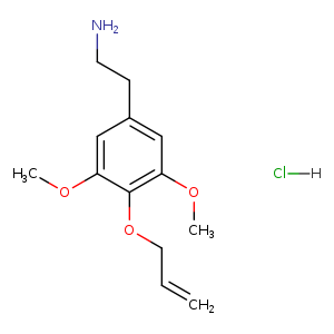 3,5-Dimethoxy-4-(2-propenyloxy)benzeneethanamine hydrochloride