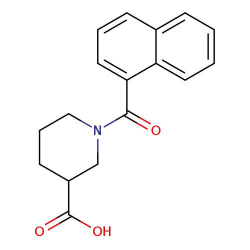 1-(naphthalene-1-carbonyl)piperidine-3-carboxylic acid