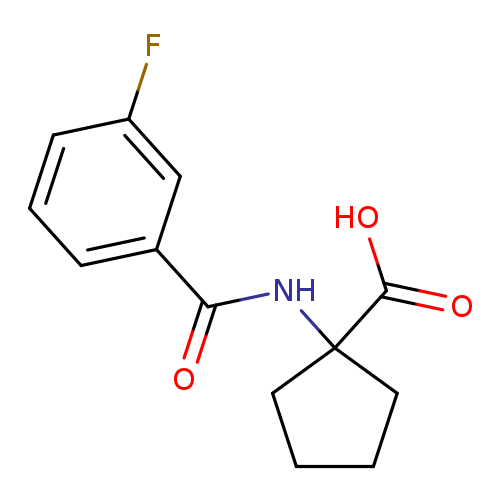 1-(3-FLUORO-BENZOYLAMINO)-CYCLOPENTANECARBOXYLIC ACID