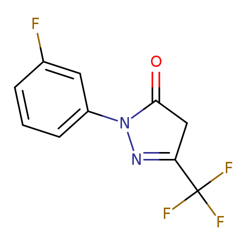 1-(3-fluorophenyl)-3-(trifluoromethyl)-4,5-dihydro-1H-pyrazol-5-one