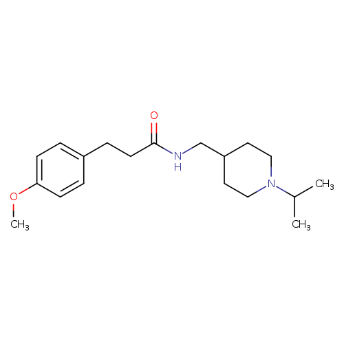3-(4-methoxyphenyl)-N-{[1-(propan-2-yl)piperidin-4-yl]methyl}propanamide