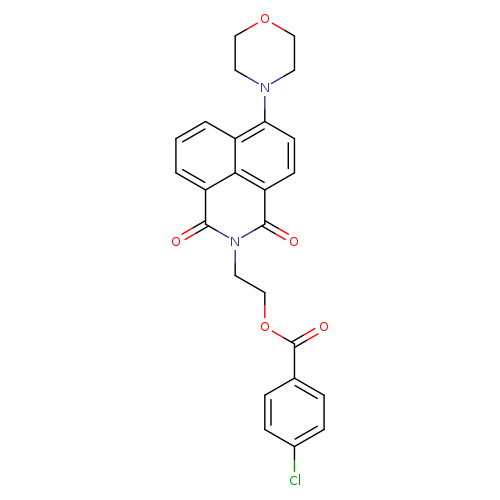 2-[8-(morpholin-4-yl)-2,4-dioxo-3-azatricyclo[7.3.1.0^{5,13}]trideca-1(13),5,7,9,11-pentaen-3-yl]ethyl 4-chlorobenzoate