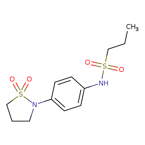 N-[4-(1,1-dioxo-1lambda6,2-thiazolidin-2-yl)phenyl]propane-1-sulfonamide