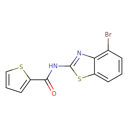 N-(4-bromo-1,3-benzothiazol-2-yl)thiophene-2-carboxamide
